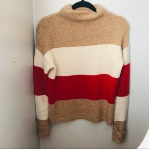 Color block sweater